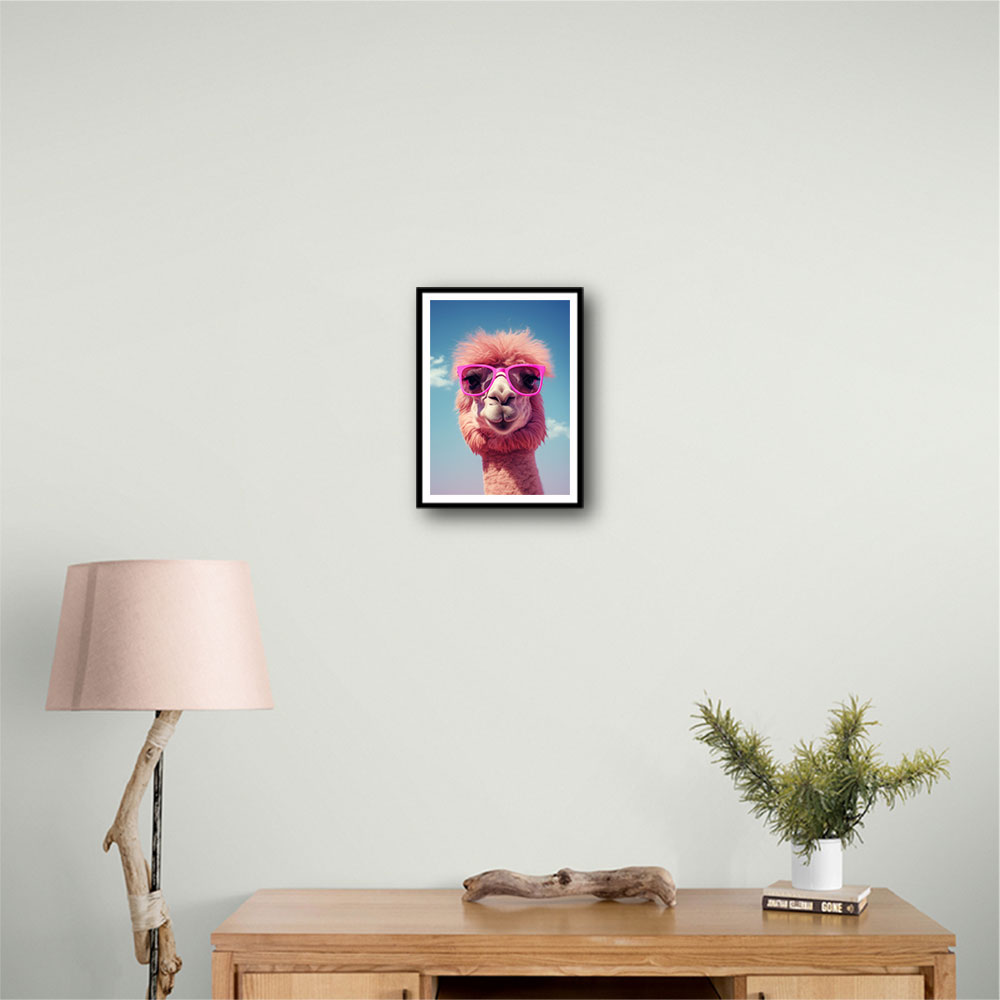 Cool Camel in Her Sunglasses Wall Art