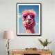 Cool Camel in Her Sunglasses Wall Art