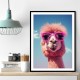 Cool Camel in Her Sunglasses Wall Art