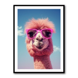 Cool Camel in Her Sunglasses Wall Art