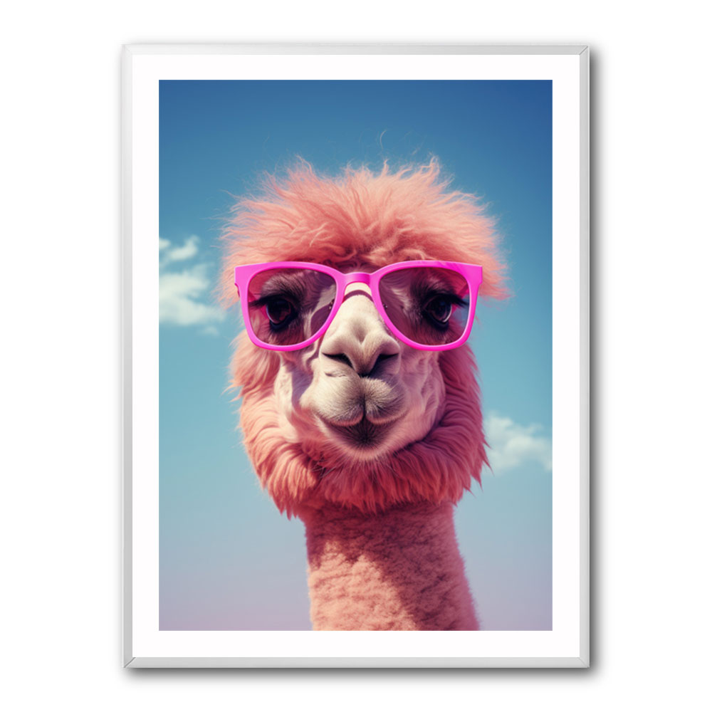 Cool Camel in Her Sunglasses Wall Art