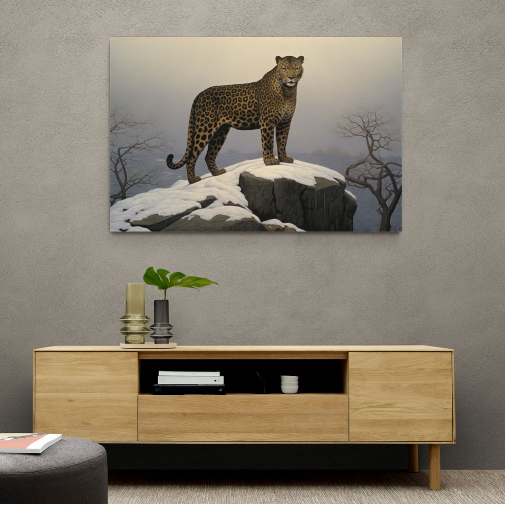 Mountain Snowy Leopard