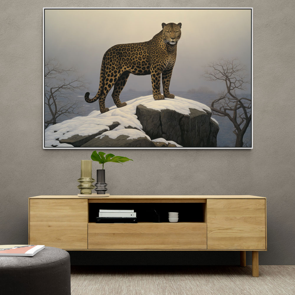 Mountain Snowy Leopard