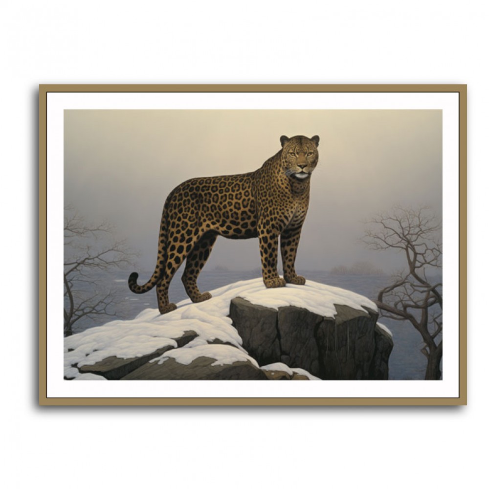 Mountain Snowy Leopard