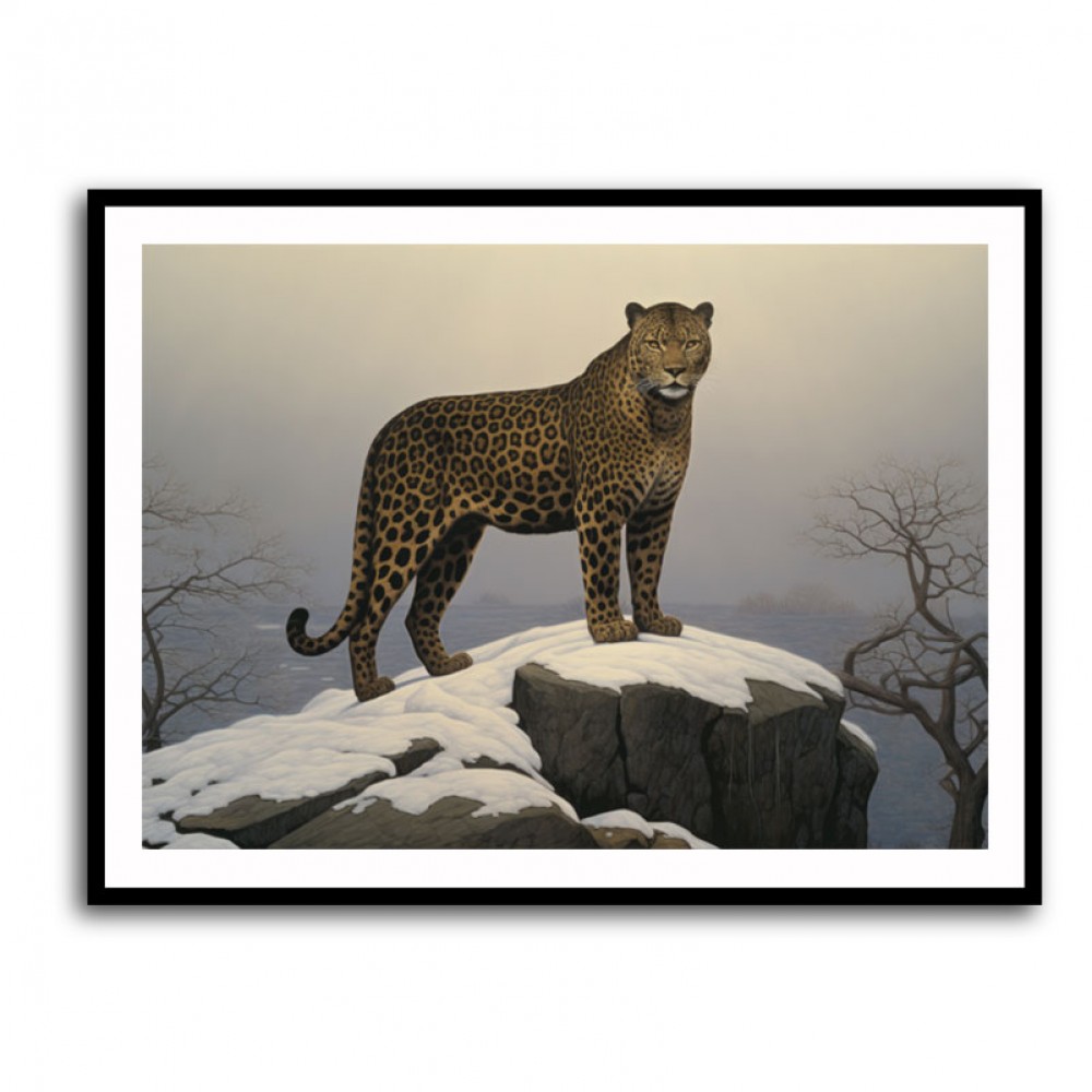 Mountain Snowy Leopard