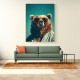 Cool Brown Bear Wall Art