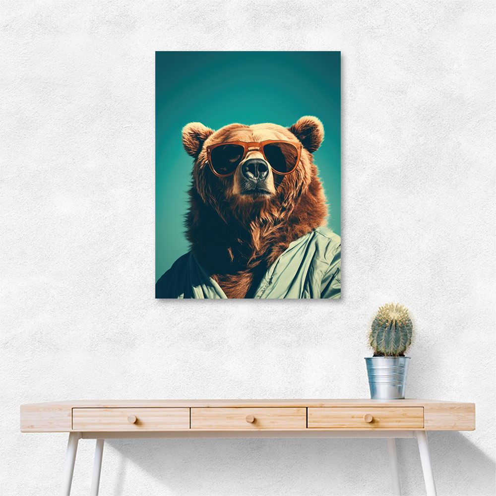 Cool Brown Bear Wall Art Cool Brown Bear Wall Art