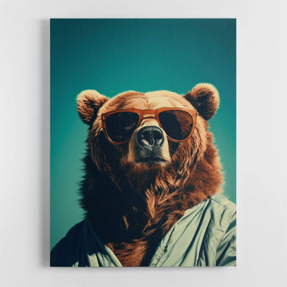Cool Brown Bear Wall Art Cool Brown Bear Wall Art