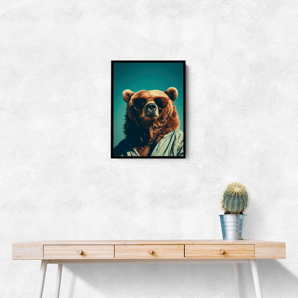 Cool Brown Bear Wall Art Cool Brown Bear Wall Art