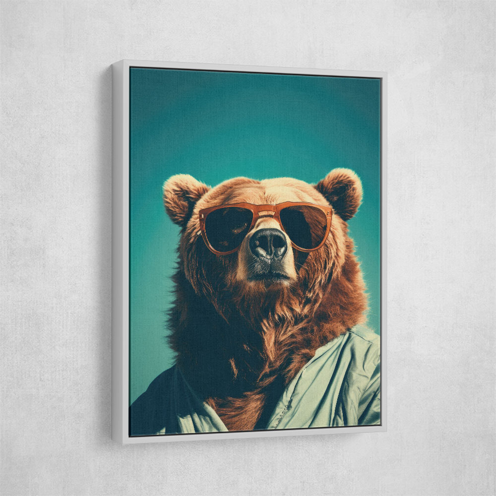 Cool Brown Bear Wall Art Cool Brown Bear Wall Art