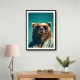 Cool Brown Bear Wall Art Cool Brown Bear Wall Art
