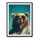 Choose Product Type:: Framed Print
Frame Colour:: Black Cool Brown Bear Wall Art