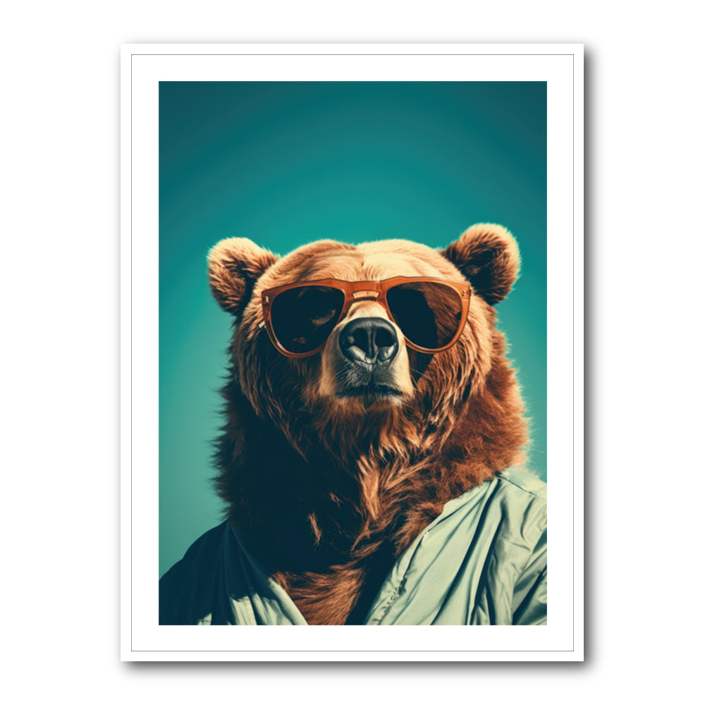 Cool Brown Bear Wall Art Cool Brown Bear Wall Art