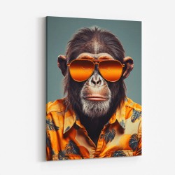 Hawaiian Chimp Wall Art