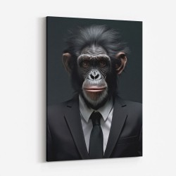 Formal Chimp Wall Art