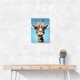 Giraffe In Glasses 2 Wall Art