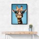 Giraffe In Glasses 2 Wall Art