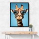 Giraffe In Glasses 2 Wall Art