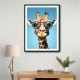 Giraffe In Glasses 2 Wall Art