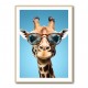 Giraffe In Glasses 2 Wall Art