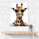 Giraffe In Glasses 3 Wall Art