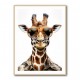 Giraffe In Glasses 3 Wall Art