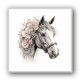 Arabian Horse with Flowers 5 Wall Art