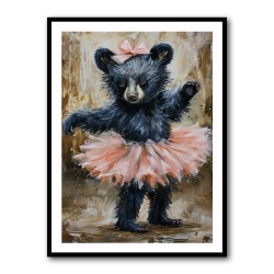 Baby Black Bear Dancing in a Tutu