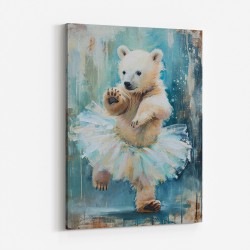 Baby Polar Bear Dancing in a Tutu