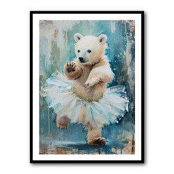 Baby Polar Bear Dancing in a Tutu