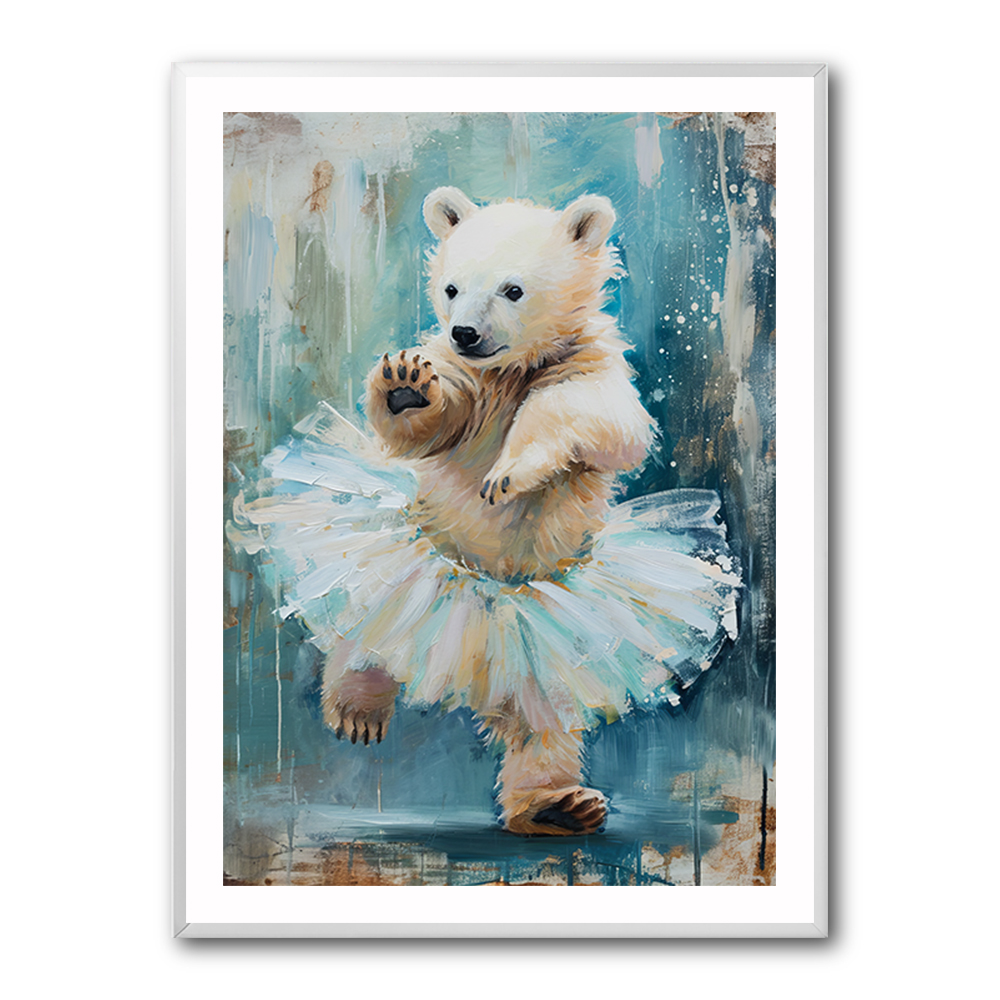 Baby Polar Bear Dancing in a Tutu