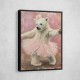 Baby Polar Bear Dancing in a Pink Tutu Wall Art Baby Polar Bear Dancing in a Pink Tutu Wall Art