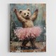 Baby Brown Bear Tutu Dancer Baby Brown Bear Tutu Dancer
