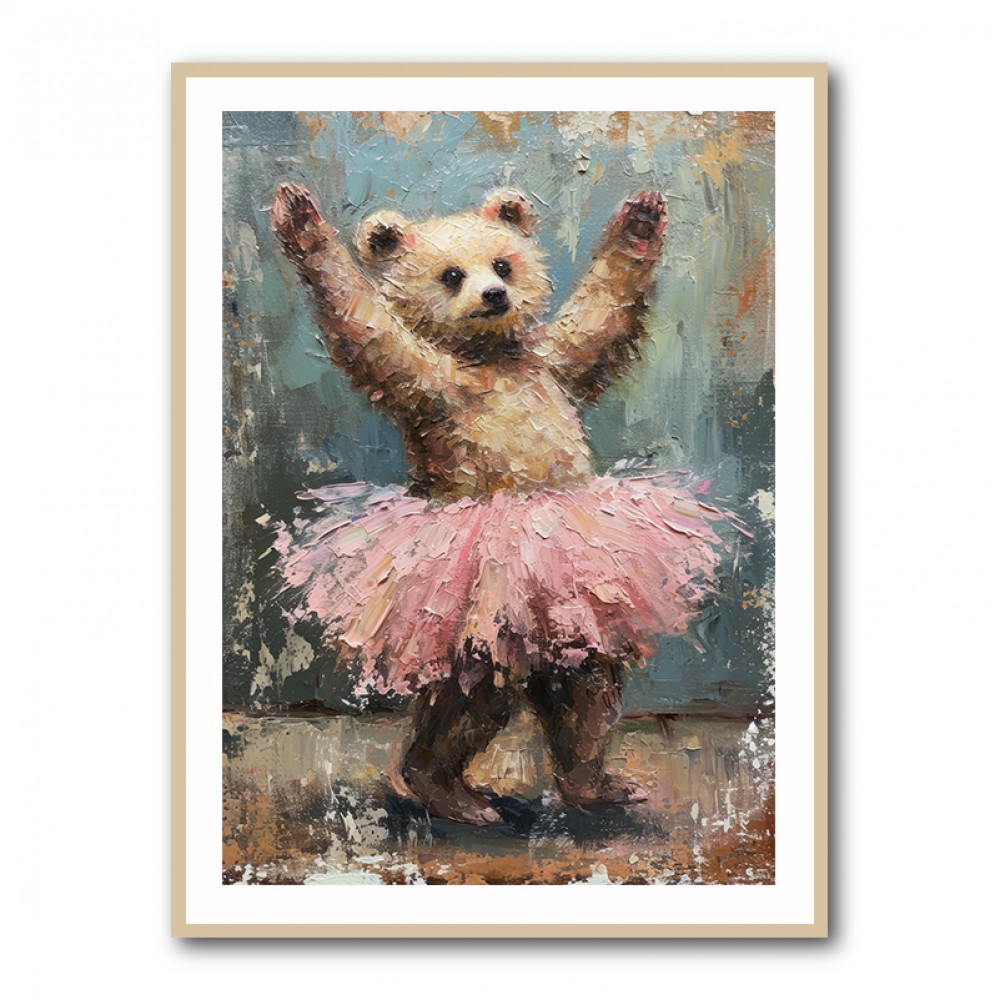 Baby Brown Bear Tutu Dancer