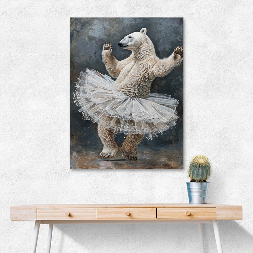 Polar Bear Tutu Waltz In Grey Polar Bear Tutu Waltz In Grey