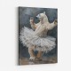 Polar Bear Tutu Waltz In Grey Polar Bear Tutu Waltz In Grey