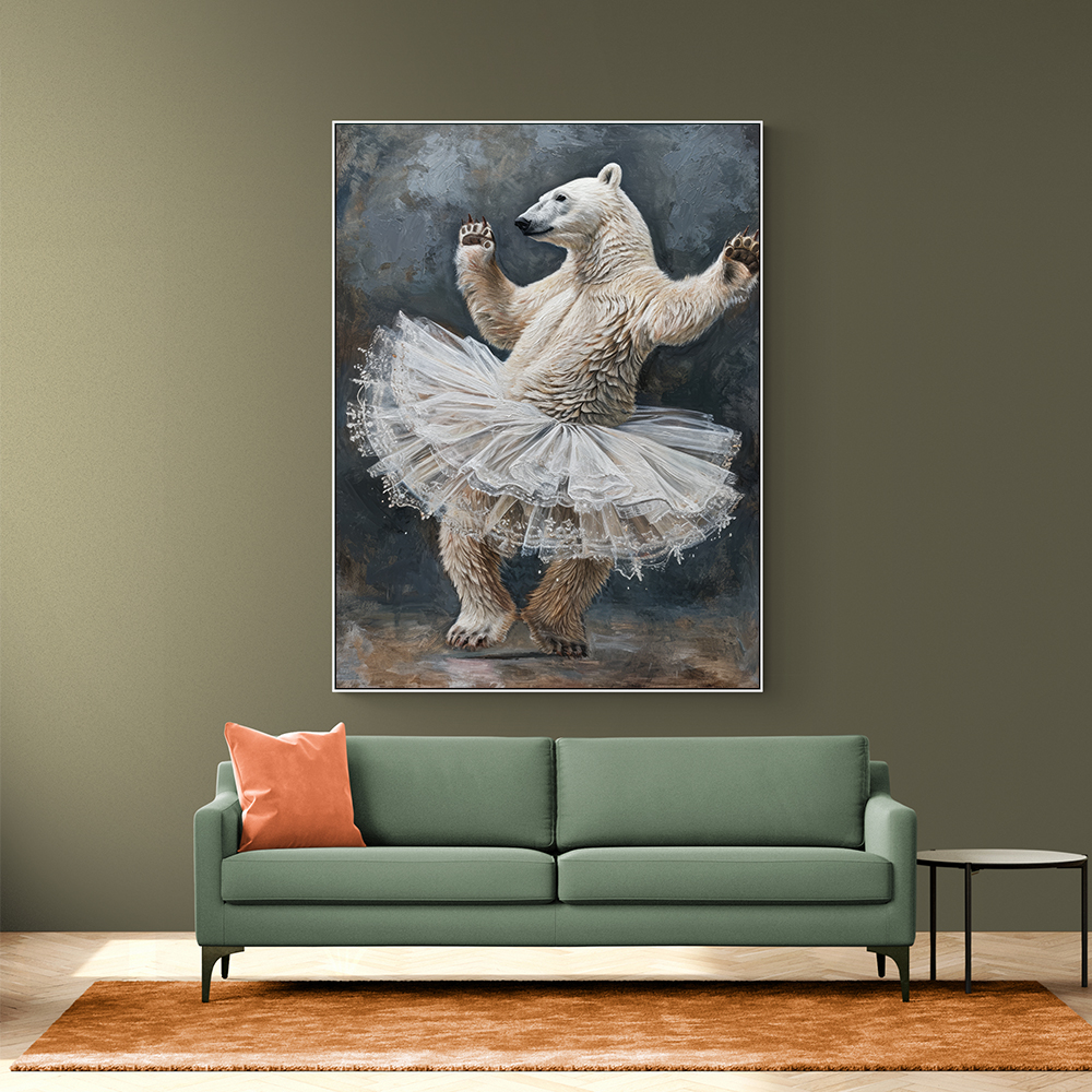 Polar Bear Tutu Waltz In Grey Polar Bear Tutu Waltz In Grey