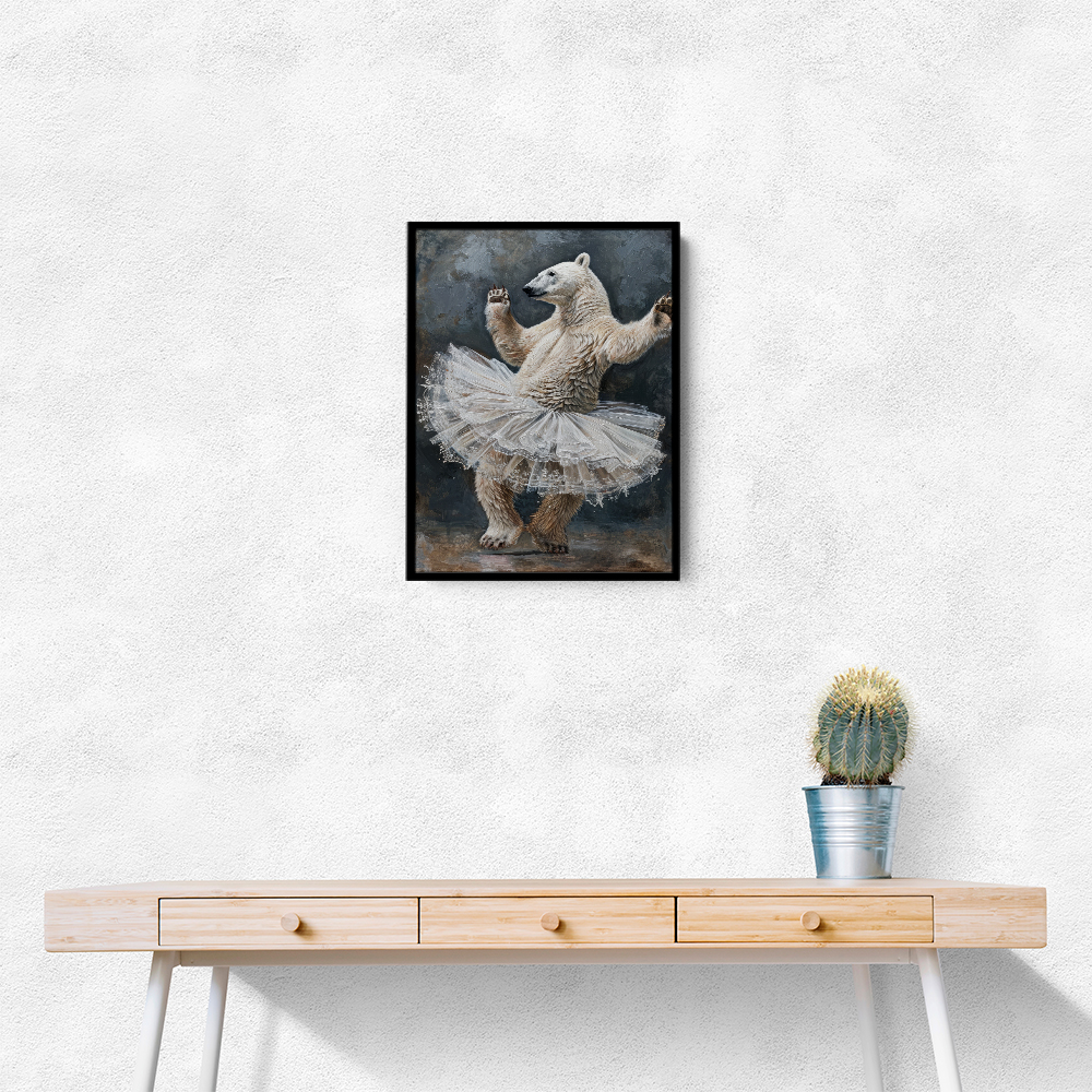 Polar Bear Tutu Waltz In Grey Polar Bear Tutu Waltz In Grey