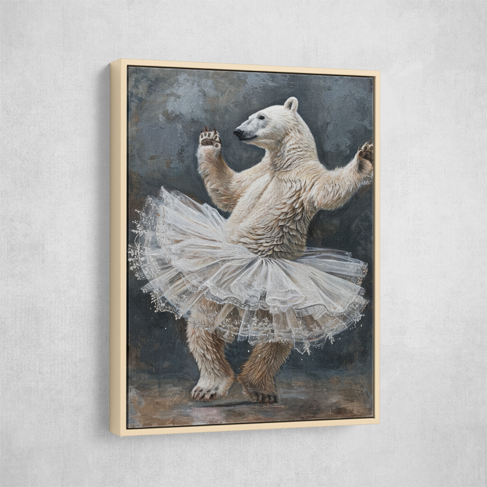 Polar Bear Tutu Waltz In Grey Polar Bear Tutu Waltz In Grey