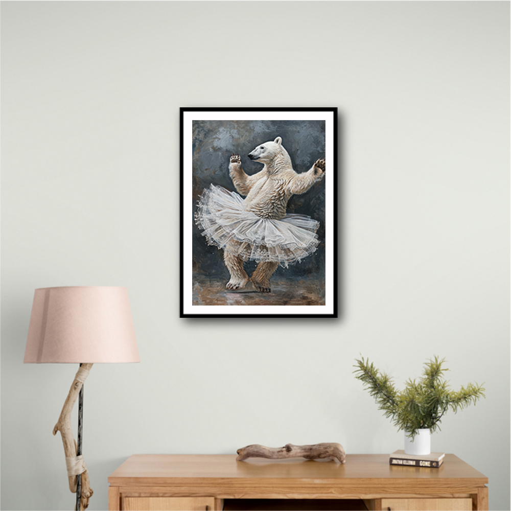 Polar Bear Tutu Waltz In Grey Polar Bear Tutu Waltz In Grey