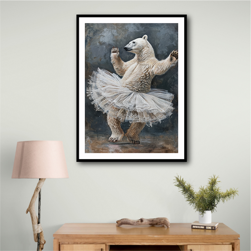 Polar Bear Tutu Waltz In Grey Polar Bear Tutu Waltz In Grey