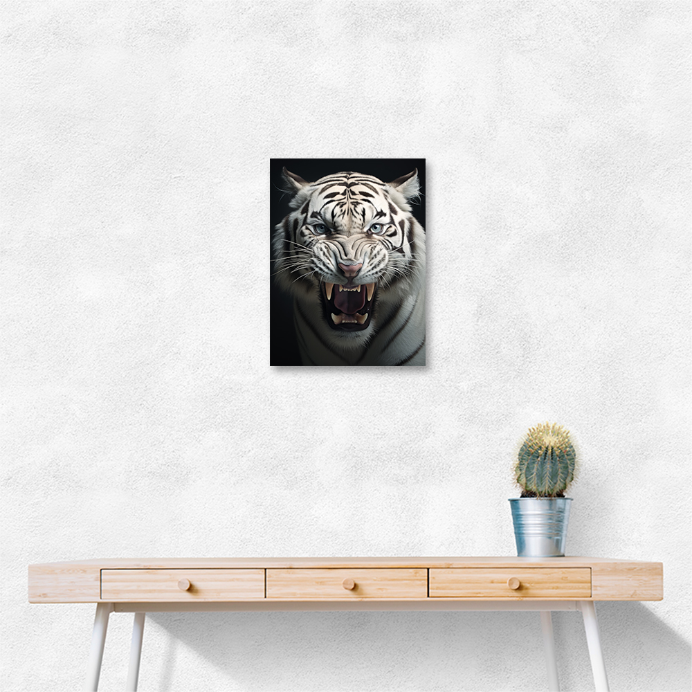 Angry White Tiger