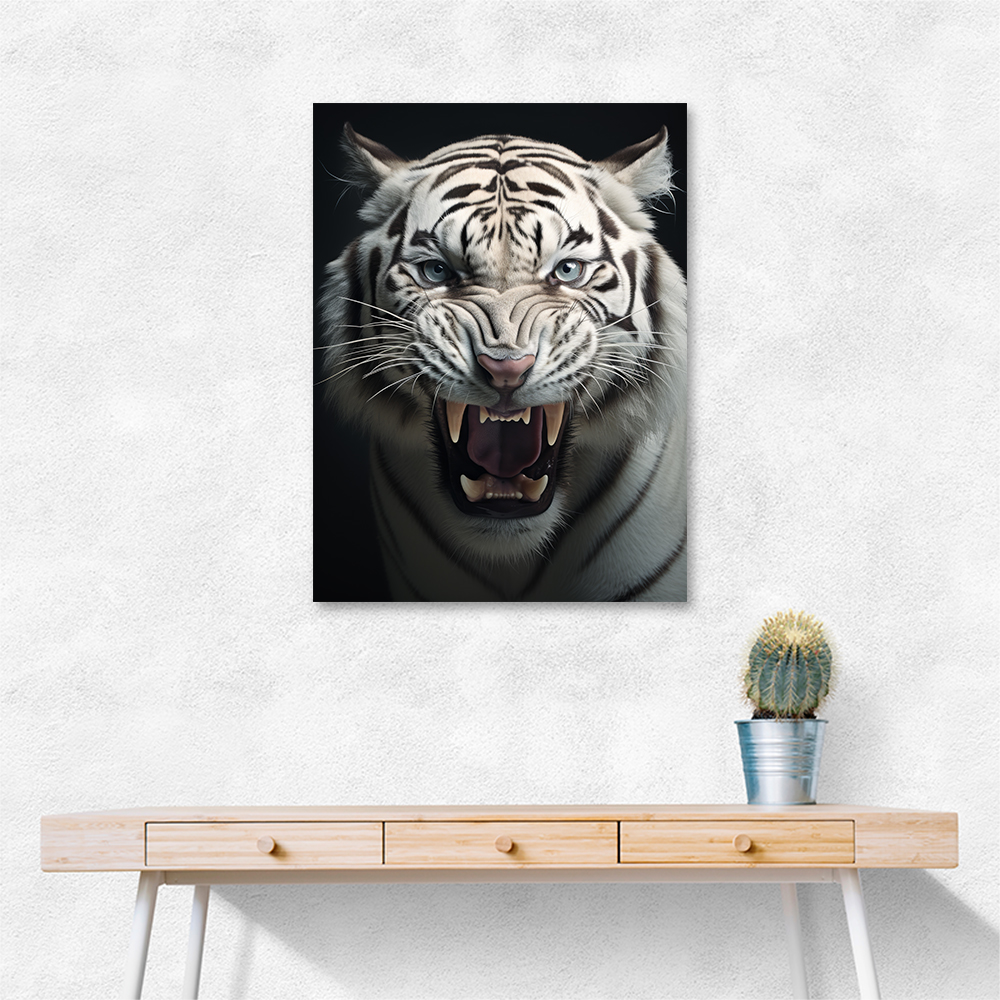 Angry White Tiger