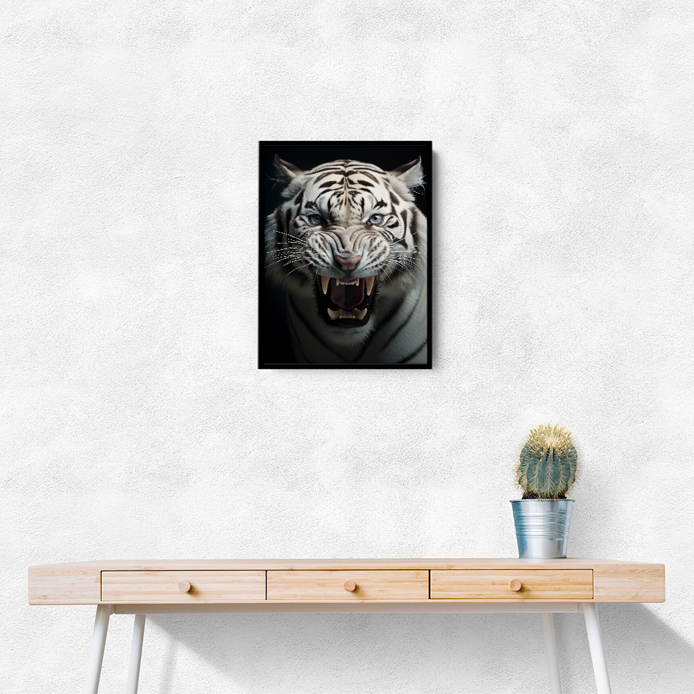 Angry White Tiger