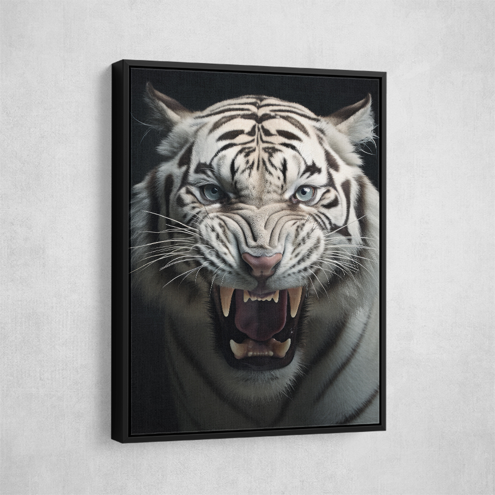 Angry White Tiger