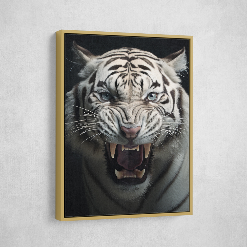 Angry White Tiger