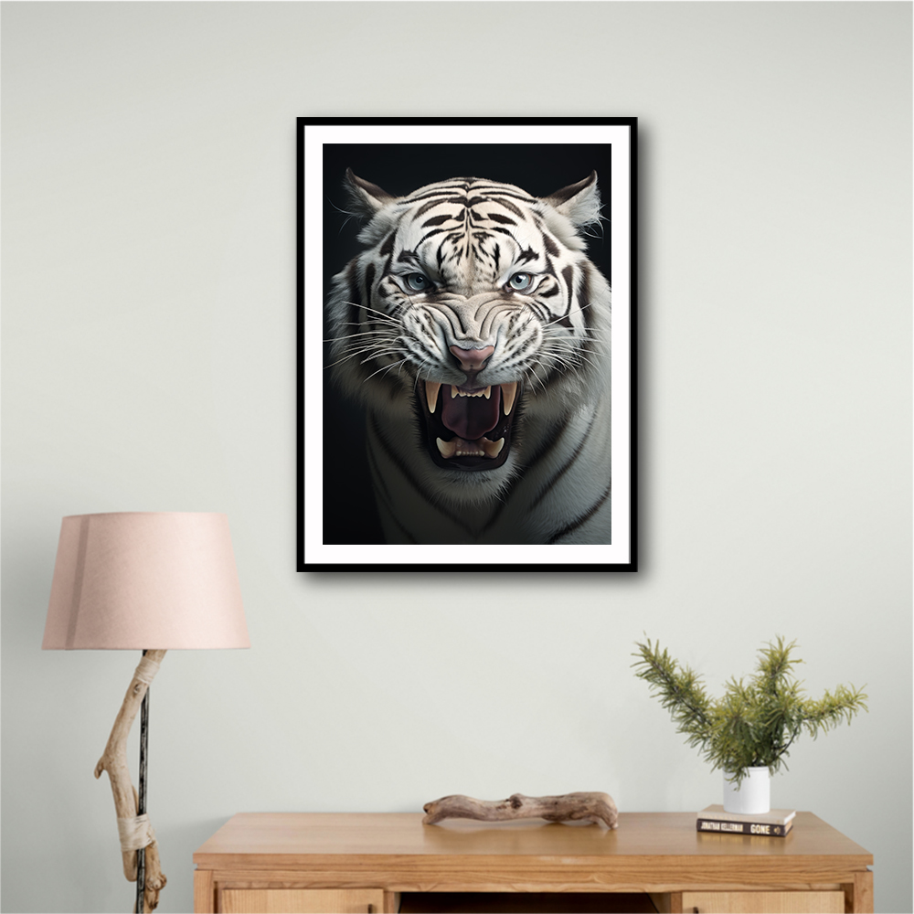 Angry White Tiger