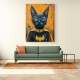 Black Cat Batman In Yellow Black Cat Batman In Yellow