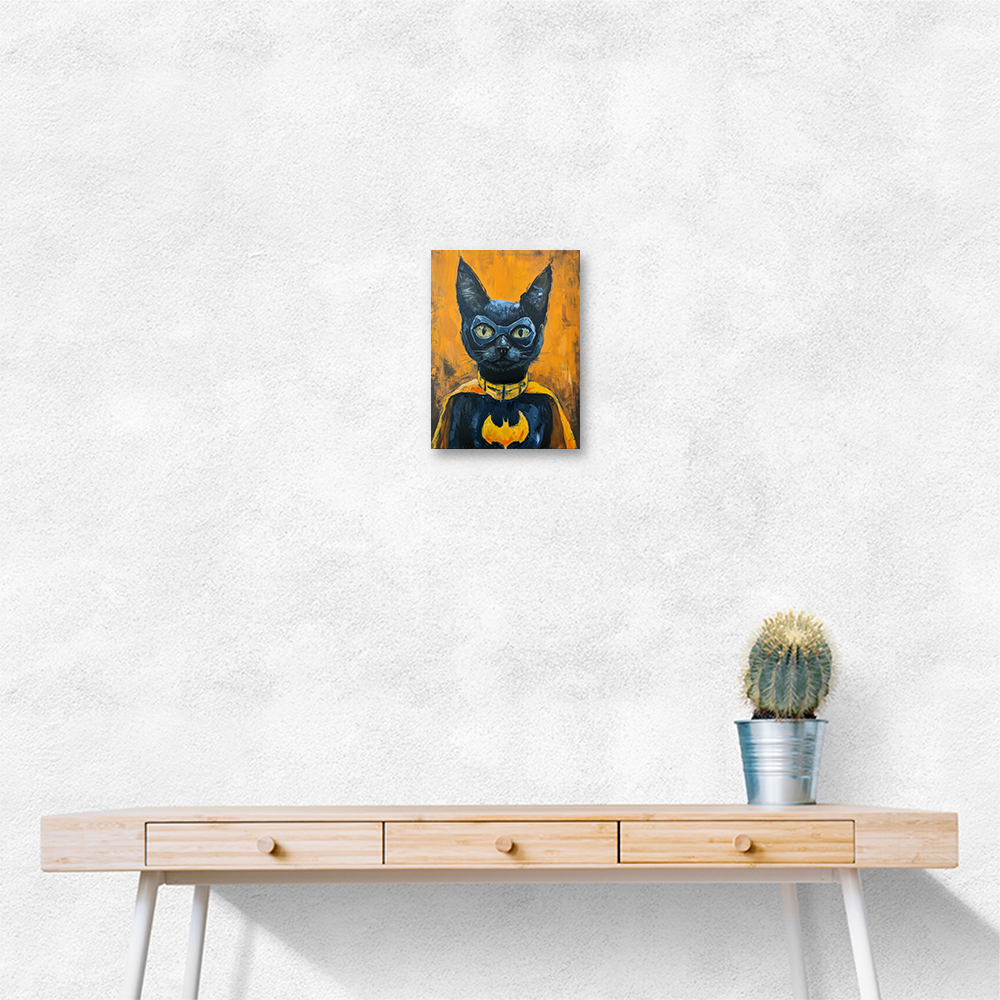 Black Cat Batman In Yellow Black Cat Batman In Yellow