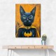 Black Cat Batman In Yellow